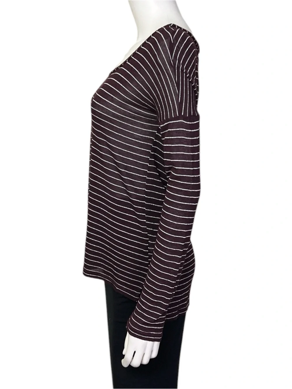 Splendid Lurex Stripe Tee - sz Medium